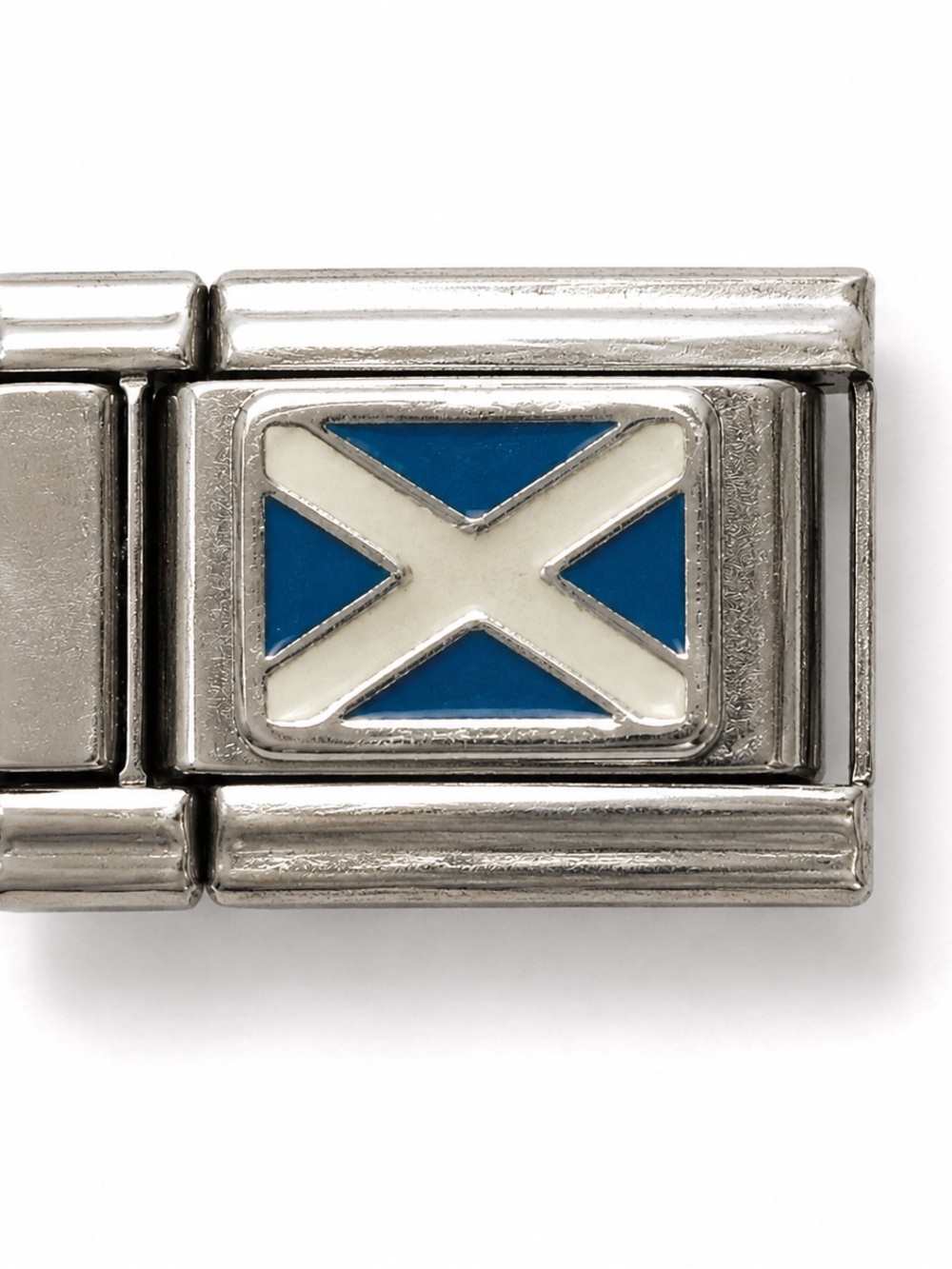 Scottish flag Stainless Steel Italian Charm vintage Scotland